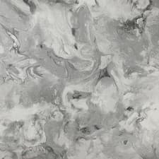 Image of Luxury Liquid Marble Swirls Metallic Wallpaper Grey|Gold Stone Effect Wall Decor