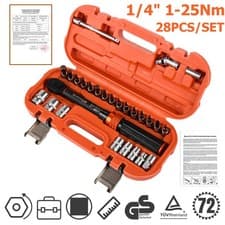 Image of Torque wrench 1/4" 1-25Nm, 3/8" 5-60Nm, 1/2" 20-220Nm 45-360Nm Torque Wrench Hot