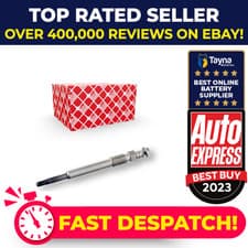 Image of Glow Plugs Set 4x fits CITROEN RELAY 230L, 244 2.0D 01 to 06 E161024 1610429180