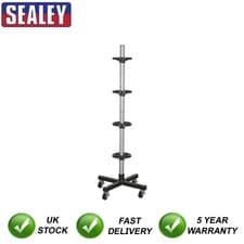 Image of Sealey Wheel Storage Trolley 100kg Capacity STR004