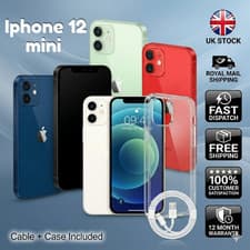 Image of Apple iPhone 12 Mini 5G - 64GB / 128GB - All Colours - Unlocked Smartphone - A +