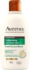 Image of Aveeno Scalp Soothing Shampoo Volumising Fine Hair Fresh Greens Blend 300ml