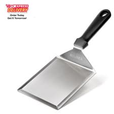 Image of Stainless Steel Griddle Spatula, 5" Wide Burger Spatula - Heavy Duty Hamburger T
