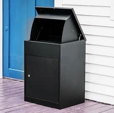 Image of Large Lockable Parcel Delivery Drop Box Outdoor Anti-Theft Courier Post Box NiB