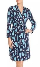 Image of Nic And Zoe/Vivid Giraffe Tie Waist Shirt Dress /NWT/Size M