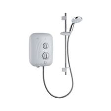 Image of Mira Elite SE White/Chrome 9.8kW Silent Pumped Electric Shower