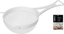 Image of Chef Aid 18cm Plastic Strainer Sieve Baking Rinse Salad Vegetables Nylon Mesh 7"