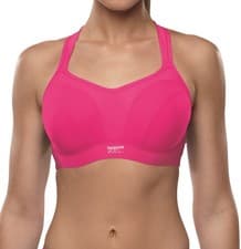 Image of Panache 5021 Ultimate Sports / run / running bra in Pink reduces bounce by 83%