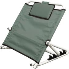 Image of Adjustable Bed Back Rest Grey Aidapt Birling 5 Position Padded Support Cushion
