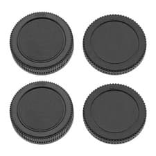 Image of 2 Sets Body Cap & Rear Lens Cap Cover Kit for Olympus E-M10 Mark IV/III/II