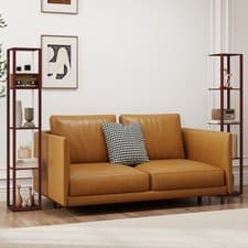 Image of Modern Floor Lamp with Shelves, RGB LED Standing Lamp with Remote