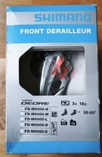 Image of Shimano Deore 10-Speed dual pull Front Derailleur FD-M6000-H