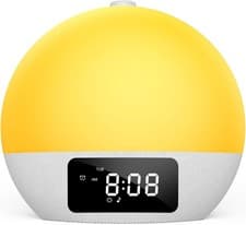 Image of Foryond Sunrise Alarm Clock, Wake-up Light, 9Min Snooze, Bedroom Night Lamp, 25