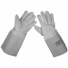 Image of Sealey TIG Welding Gauntlets Pair Welders Hand Gloves SSP142