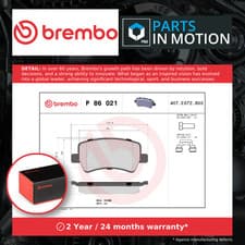 Image of Brake Pads Set fits VOLVO XC60 Mk1 Rear 08 to 17 Brembo 30671574 306715740 New