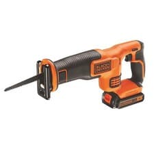 Image of BLACK DECKER Reciprocating Saw 18V 1 x 1.5Ah Li-ion Stroke 22mm B/DBDCR18C1