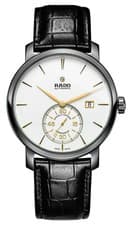 Image of Rado DiaMaster Automatic COSC Ceramic & Titanium Leather Mens Watch R14053016