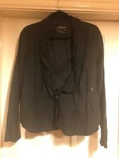 Image of All Saints jacket with ruched collar