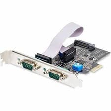 Image of Startech 2-Port Serial Pcie Card Dual-Port Rs232/Rs422/Rs485 Card 16C1050 Uart E