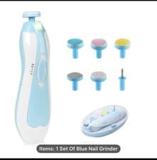 Image of Electric Baby Nail Clippers & File Set Multifunctional Manicure Care Gift Box Uk