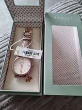 Image of Radley Millbank Strap Watch Women with Dog Charm RY2524