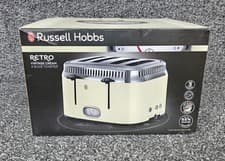 Image of Russell Hobbs 21692 Vintage Retro Cream 4-Slice Toaster