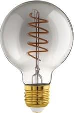 Image of Eglo Connect.z Smart Home E27 LED Filament Light Bulb 4W G80 ZigBee Warm White