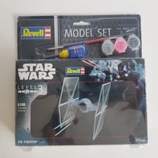 Image of Revell Star Wars Imperial Tie Fighter plastic model kit 03605 starter paint 2015