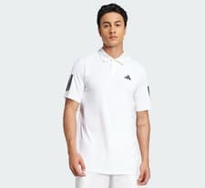 Image of Adidas  Men’s White CLUB TENNIS 3-STRIPES POLO SHIRT Size XL New With Tags
