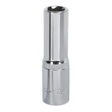 Image of Sealey WallDrive Socket 13mm Deep 1/2"Sq Drive Fully Polished - SP1213D