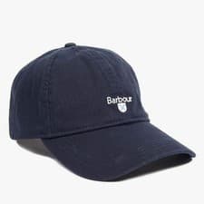 Image of Barbour Mens Cascade Sports Cap Navy Blue