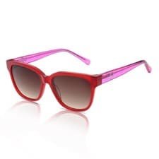 Image of Joules Sunglasses Women's Elder JS7078 206 Milky Shiny Red/Brown Gradient
