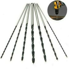 Image of 7Pcs Extra Long Wood Drill Bit Set 12" 300mm Woodworking Tool 4 5 6 7 8 10 12mm