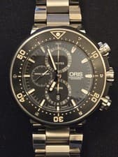 Image of Oris ProDiver Chronograph 7630 Men's with full tool kit and full recent service
