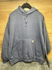Image of Carhartt Men's Pullover Hoodie Light Blue Size XL Brand New