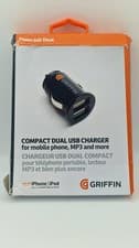 Image of 2 x Griffin PowerJolt Dual compact dual USB car charger BNIB