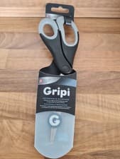 Image of Richardson Sheffield GRIPI GREY 24cm Household Scissors (NEW) Free P & P