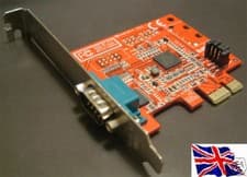 Image of RS232 1 port Serial PCIe PCI Express Card 16C950