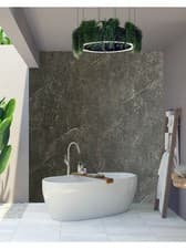 Image of Black Quartz Shower Wall Panels 1m x 2400mm x 10mm Easy To install wall panels