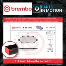 Image of Brake Pads Set fits MERCEDES VITO W447, W639 2.2D Front 2003 on Brembo Quality