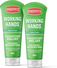 Image of 2x OKeeffes Working Hands Cream 80ml for Dry Cracked Skin Repair Moisture Care
