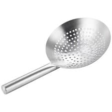 Image of Stainless Steel Long Handle Colander Scoop Strainer Large Sieve Skimmer Mesh
