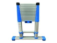 Image of Zarges 40410 Compactstep L Telescopic Ladder & Stabiliser Bar 3.2m