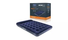 Image of Silentnight Deluxe Double Air Bed with Buil-In Foot Pump - Free Postage