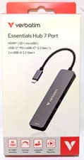Image of USB-C Essentials Multiport 7 Port Hub, 4K / USB / SD / 100W PD - 32158
