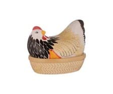 Image of Mason Cash Mother Hen 12 Egg Nest, Ceramic