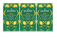 Image of Pukka - Clean Matcha Green Organic Herbal Tea - 3 Packs of 20 Sachets