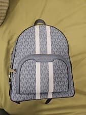 Image of Michael Kors Jaycee Backpack Blue Chambray