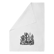 Image of 'Cactus Garden' Cotton Tea Towel / Dish Cloth (TW043718)