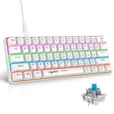 Image of HXSJ Wired 60% Mechanical Gaming Keyboard,